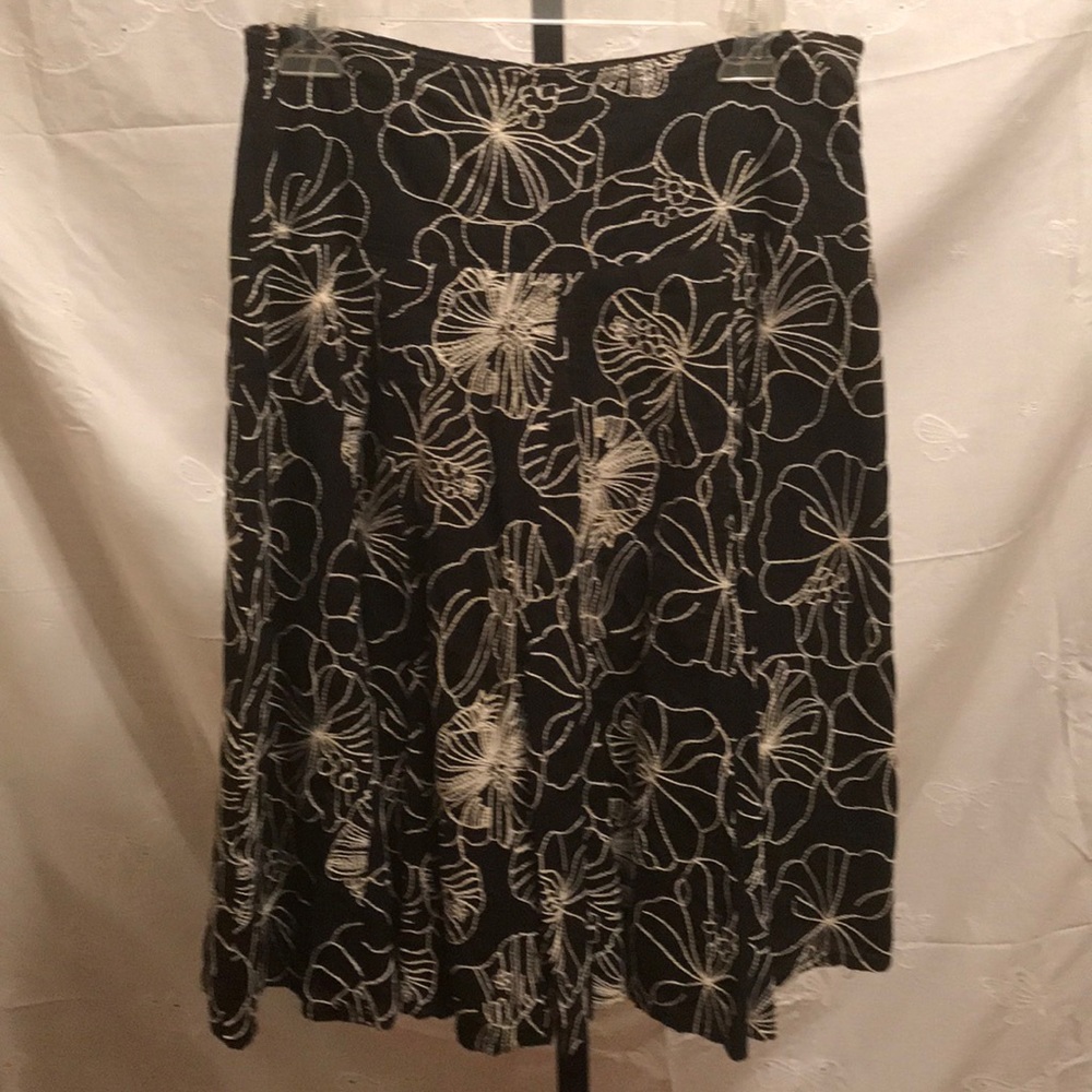 Autograph Embroidered Floral Skirt